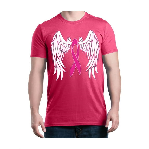 Men's T-Shirt Short Sleeve - Cancer Ribbon