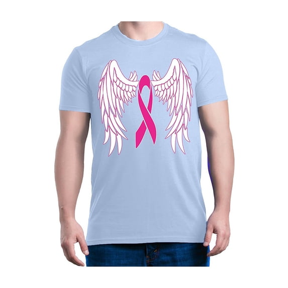 Men's T-Shirt Short Sleeve - Cancer Ribbon