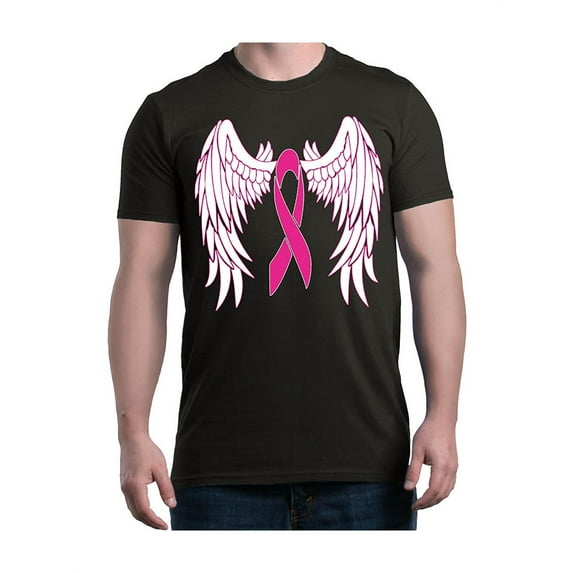 Men's T-Shirt Short Sleeve - Cancer Ribbon