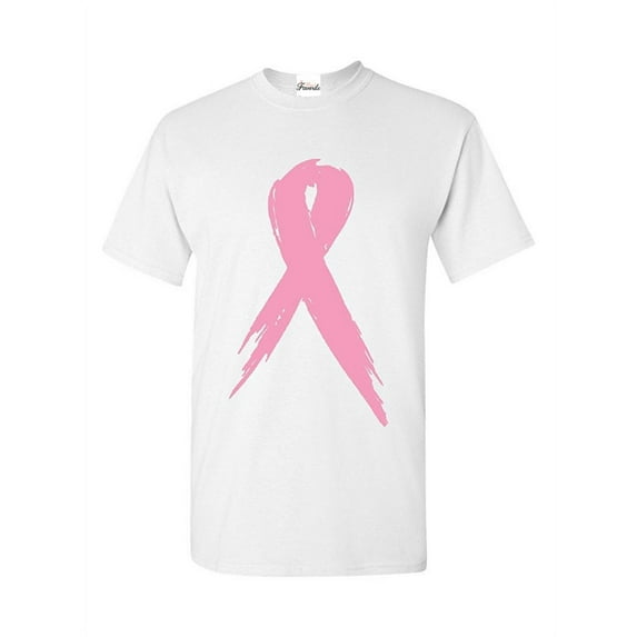 Men's T-Shirt Short Sleeve - Cancer Ribbon