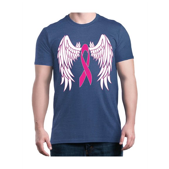 Men's T-Shirt Short Sleeve - Cancer Ribbon