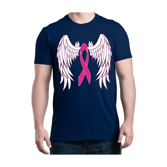 Men's T-Shirt Short Sleeve - Cancer Ribbon