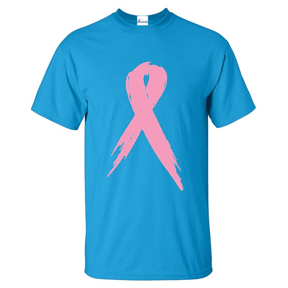 Men's T-Shirt Short Sleeve - Cancer Ribbon