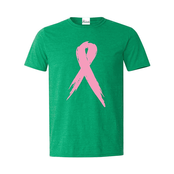 Men's T-Shirt Short Sleeve - Cancer Ribbon