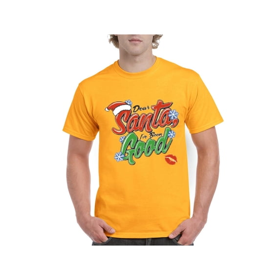 Men's T-Shirt Short Sleeve - Christmas Dear Santa