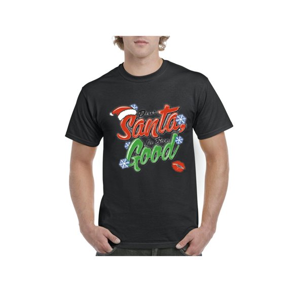 Men's T-Shirt Short Sleeve - Christmas Dear Santa