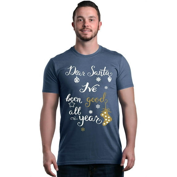 Men's T-Shirt Short Sleeve - Christmas Dear Santa