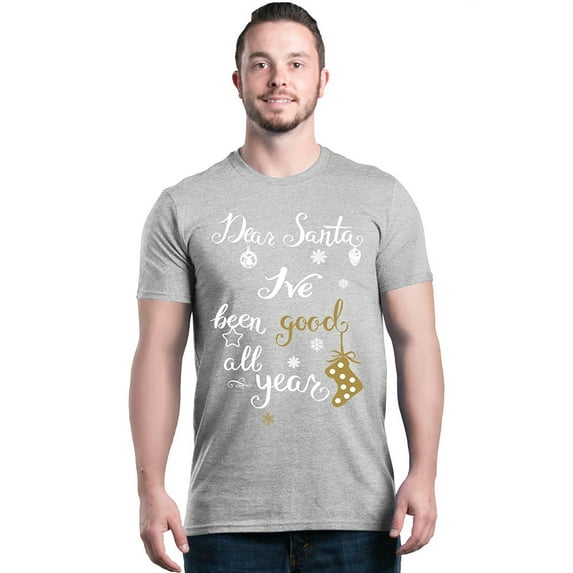 Men's T-Shirt Short Sleeve - Christmas Dear Santa