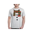 thumbnail image 1 of Men's T-Shirt Short Sleeve - Christmas Snowman Scarf, 1 of 3