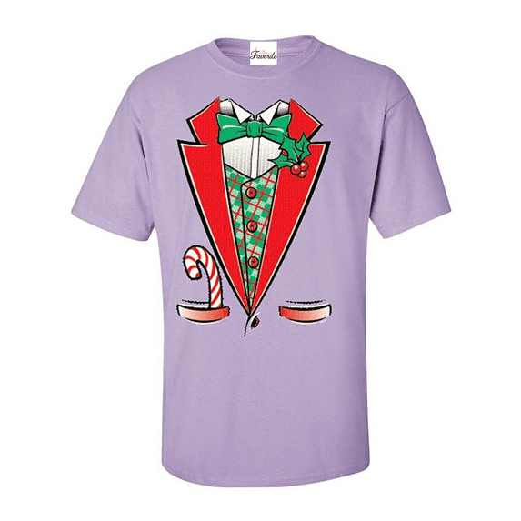 Men's T-Shirt Short Sleeve - Christmas Tuxedo