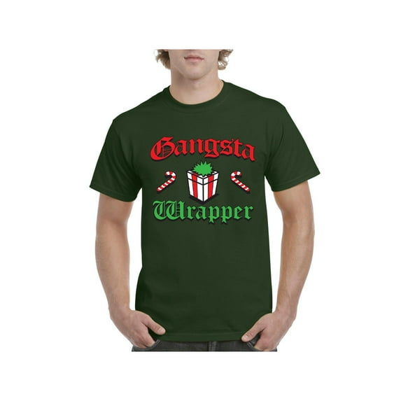Men's T-Shirt Short Sleeve - Christmas Wrapper