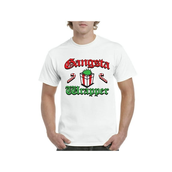 Men's T-Shirt Short Sleeve - Christmas Wrapper