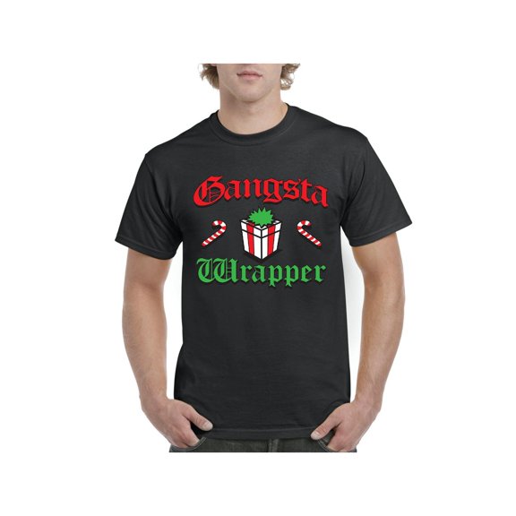 Men's T-Shirt Short Sleeve - Christmas Wrapper