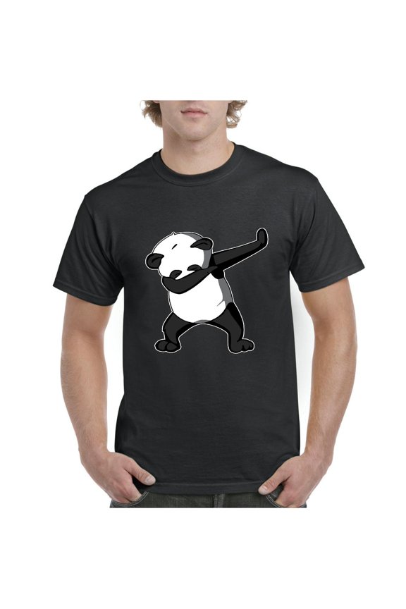 Men's T-Shirt Short Sleeve - Dancing Panda