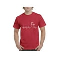 thumbnail image 1 of Men's T-Shirt Short Sleeve - Deer Heartbeat, 1 of 3