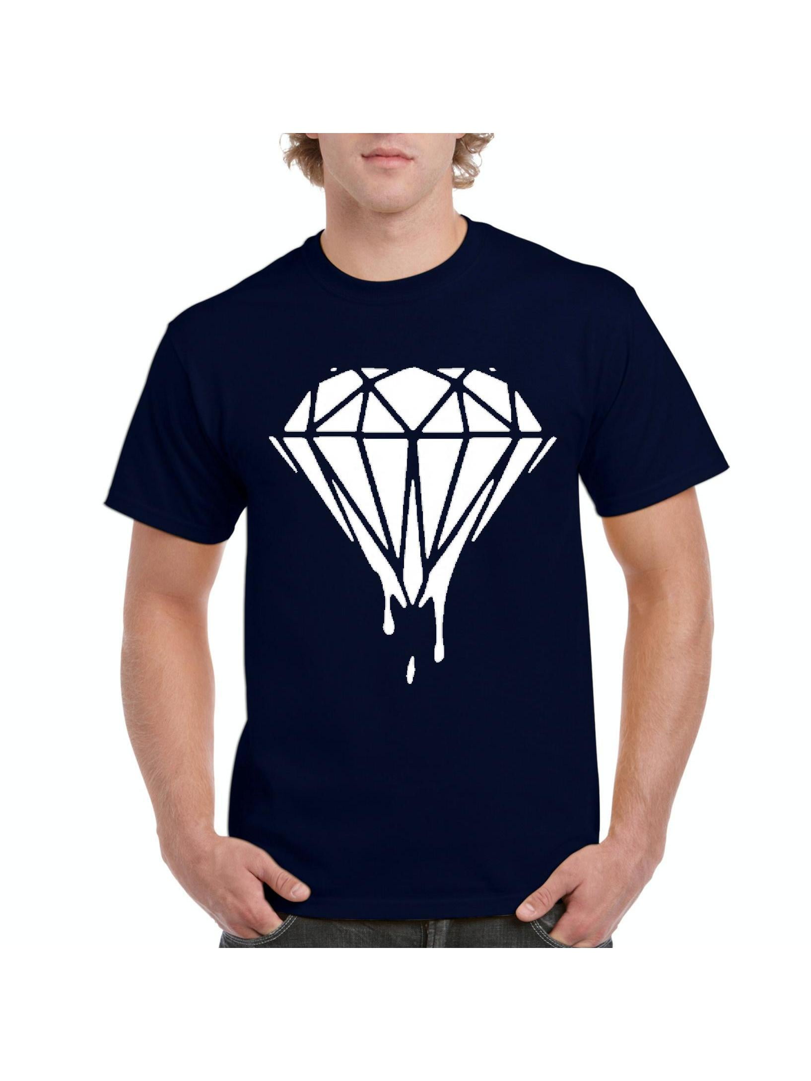 【CPGN STUDIO】Diamond Logo Short Sleeve T-shirt Men's T-Shirt Short Sleeve - Diamond - Walmart Business Supplies