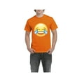 thumbnail image 1 of Men's T-Shirt Short Sleeve - Emoji Laughing Tears, 1 of 3