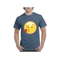 thumbnail image 1 of Men's T-Shirt Short Sleeve - Emoji Winky Face, 1 of 3