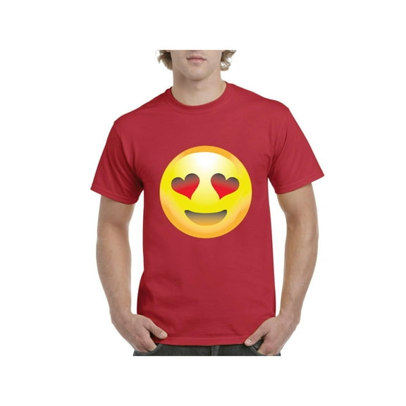 Men's T-Shirt Short Sleeve - Emoji with Sunglasses