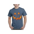thumbnail image 1 of Men's T-Shirt Short Sleeve - Halloween Costume Pumpkin Face, 1 of 3