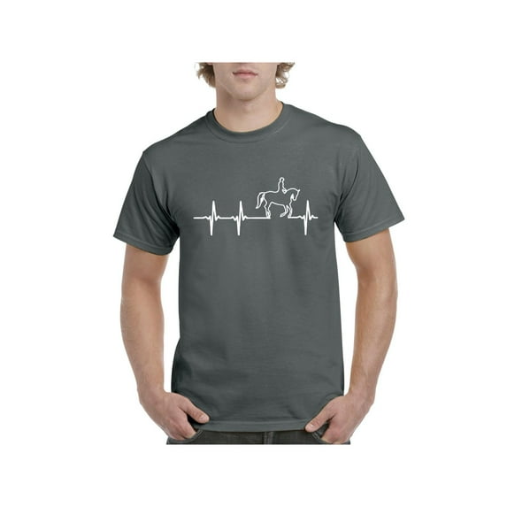 IWPF - Men's T-Shirt Short Sleeve - Heartbeat Horses