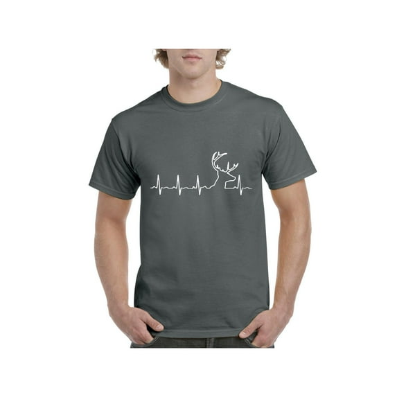 Men's T-Shirt Short Sleeve - Heartbeat Hunting