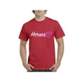 thumbnail image 1 of Men's T-Shirt Short Sleeve - Horses Where My Heart Is, 1 of 3