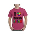 thumbnail image 1 of Men's T-Shirt Short Sleeve - I Love Someone With Autism, 1 of 3