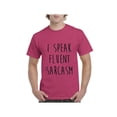 thumbnail image 1 of Men's T-Shirt Short Sleeve - I Speak Fluent Sarcasm, 1 of 3