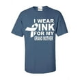 thumbnail image 1 of Men's T-Shirt Short Sleeve - I Wear Pink For My Grandma, 1 of 3