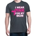 thumbnail image 1 of Men's T-Shirt Short Sleeve - I Wear Pink For My Mom, 1 of 3