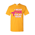 thumbnail image 1 of Men's T-Shirt Short Sleeve - I Wear Pink For My Mom, 1 of 3