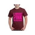 thumbnail image 1 of Men's T-Shirt Short Sleeve - I Wear Pink For My Mom, 1 of 3