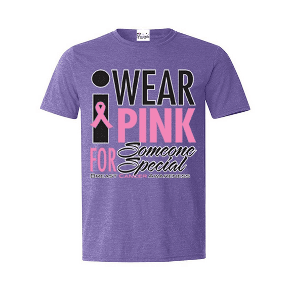Men's T-Shirt Short Sleeve - I Wear Pink for Someone Special