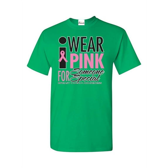 Men's T-Shirt Short Sleeve - I Wear Pink for Someone Special