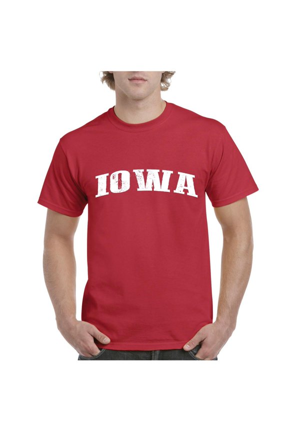 Men's T-Shirt Short Sleeve - Iowa