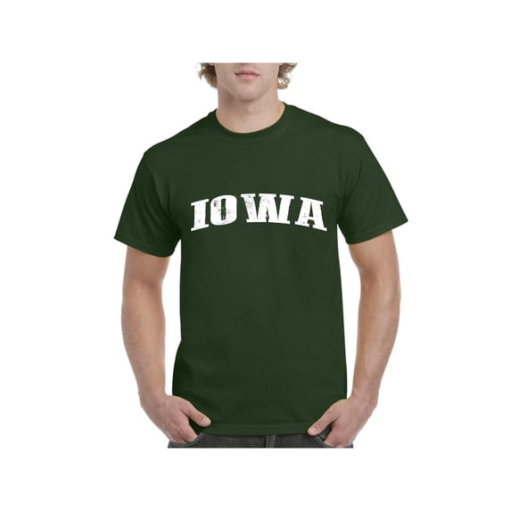 Men's T-Shirt Short Sleeve - Iowa