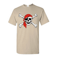 thumbnail image 1 of Men's T-Shirt Short Sleeve - Jolly Roger Skull & Crossbones, 1 of 3