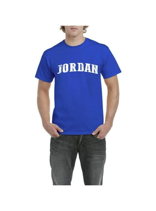 Royal blue jordan t cheap shirt