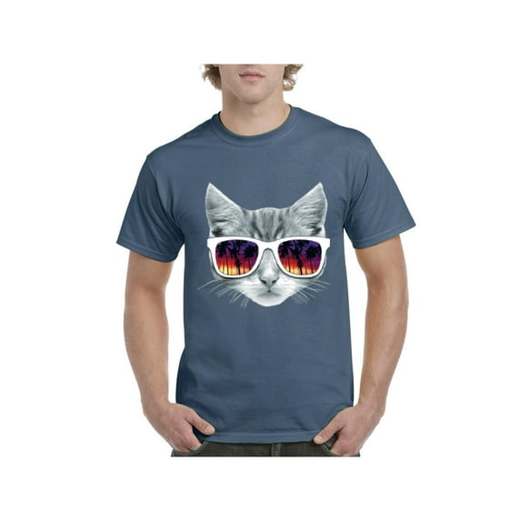 Men's T-Shirt Short Sleeve - Kitty