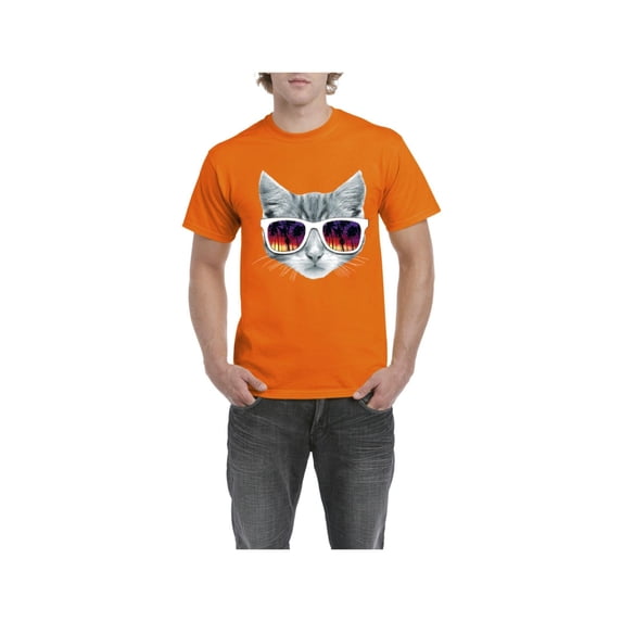 Men's T-Shirt Short Sleeve - Kitty