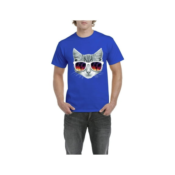 Men's T-Shirt Short Sleeve - Kitty
