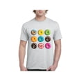 thumbnail image 1 of Men's T-Shirt Short Sleeve - Love Food Donuts Doughnuts, 1 of 3