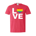 thumbnail image 1 of Men's T-Shirt Short Sleeve - Love Rainbow, 1 of 3