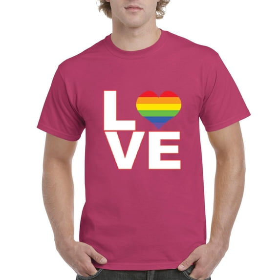 IWPF - Men's T-Shirt Short Sleeve - Love Rainbow