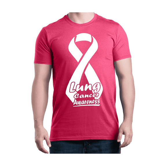 Men's T-Shirt Short Sleeve - Lung Cancer