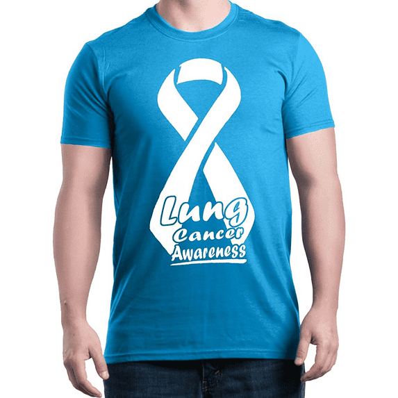 Men's T-Shirt Short Sleeve - Lung Cancer