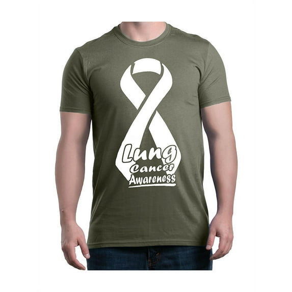 Men's T-Shirt Short Sleeve - Lung Cancer