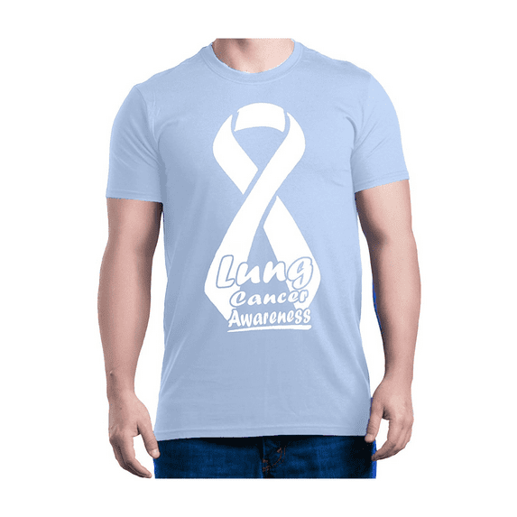 Men's T-Shirt Short Sleeve - Lung Cancer