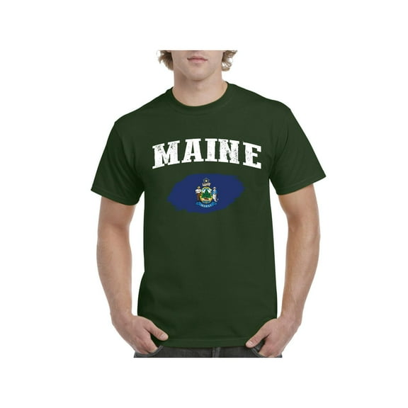 Men's T-Shirt Short Sleeve - Maine